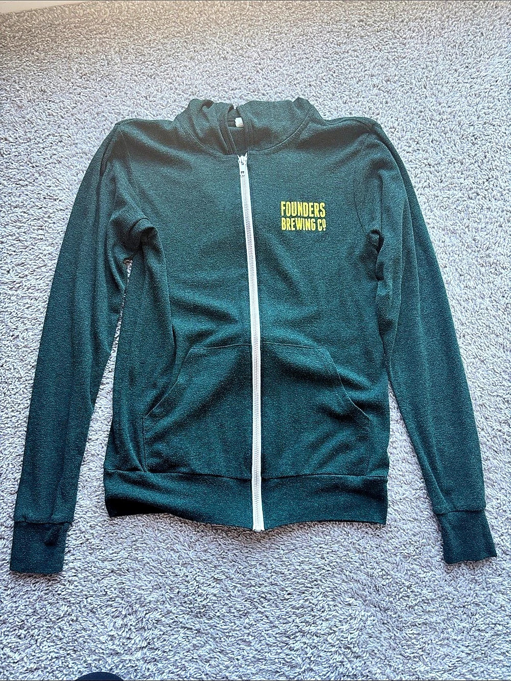 Founders Brewing Green Full-Zip Hoodie